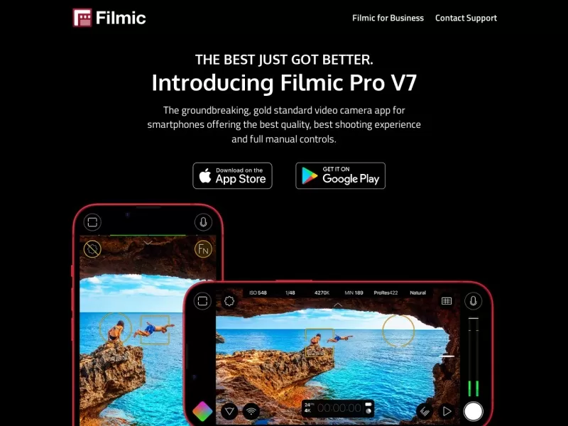 Filmic Pro网站截图