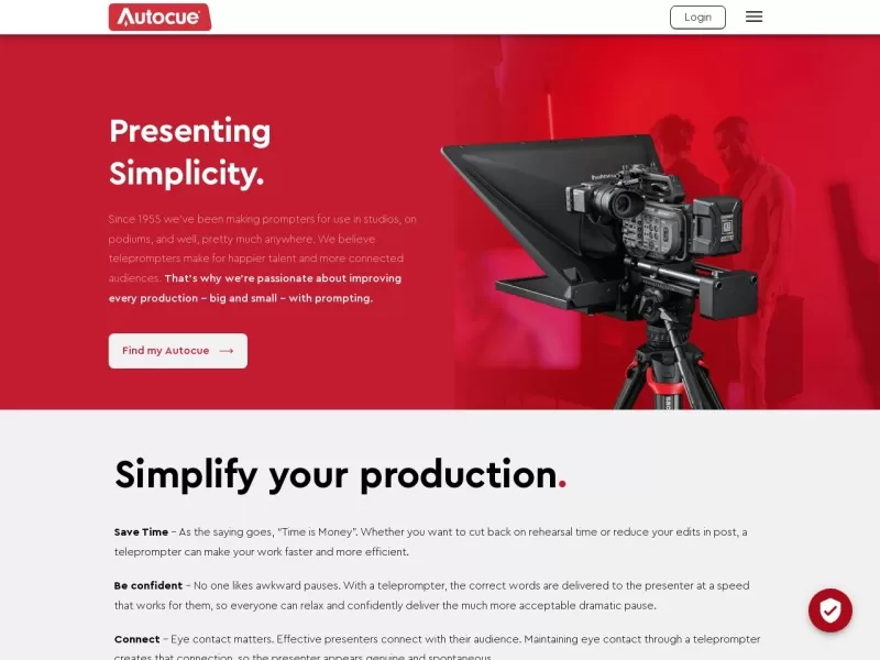 Autocue网站截图