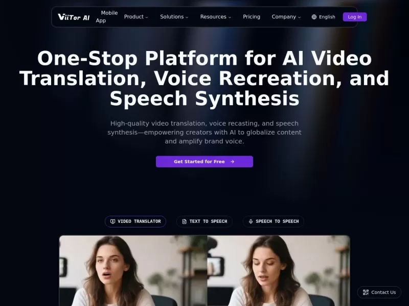 ViiTor AI网站截图