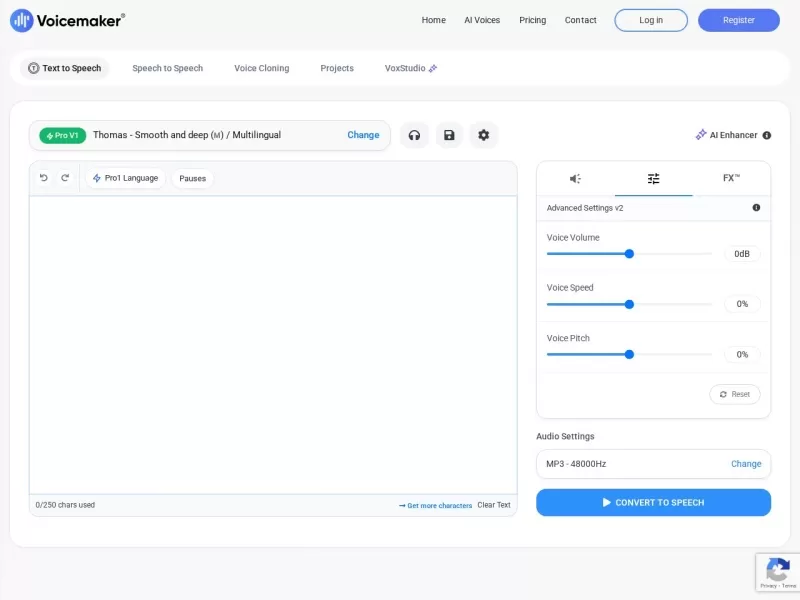 Voicemaker网站截图
