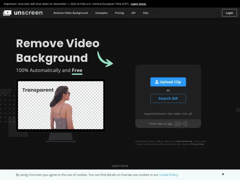 Unscreen网站截图