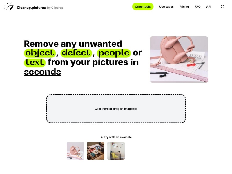 Cleanup.pictures 网站截图