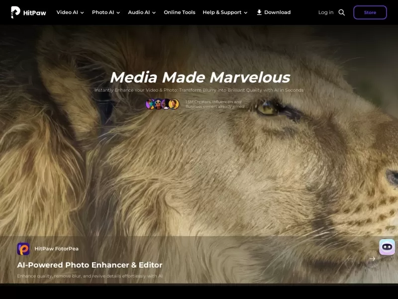 HitPaw网站截图