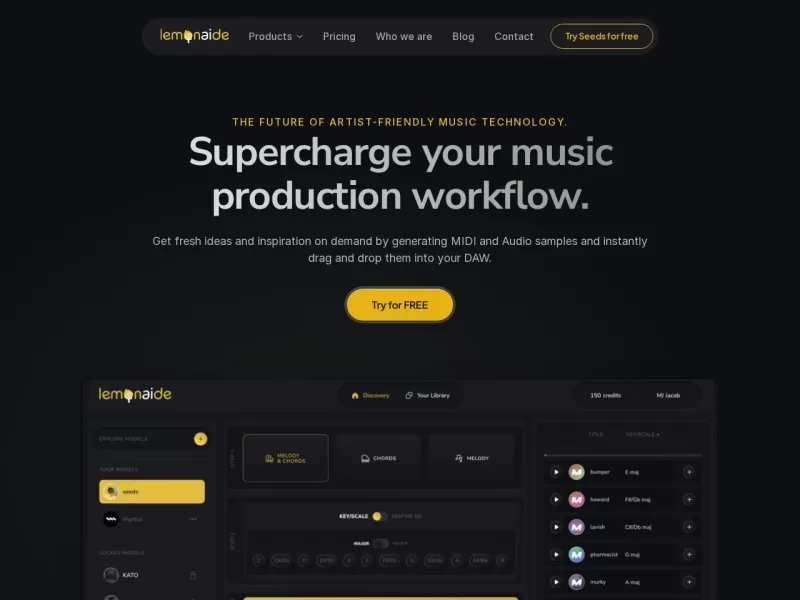 Lemonaid网站截图