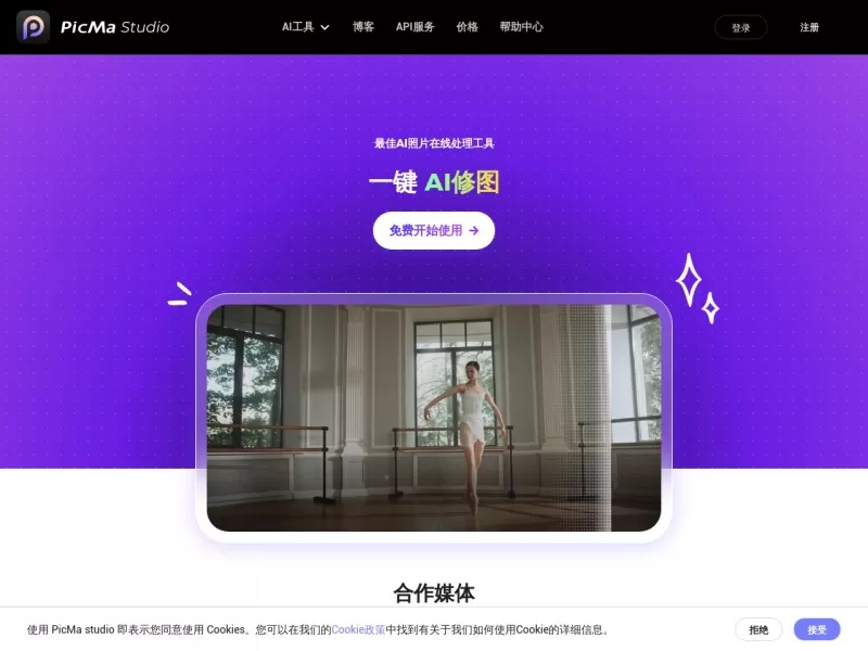 PicMa Studio网站截图