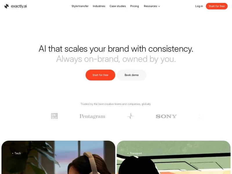 Exactly AI网站截图