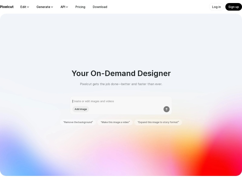 Pixelcut.ai 网站截图