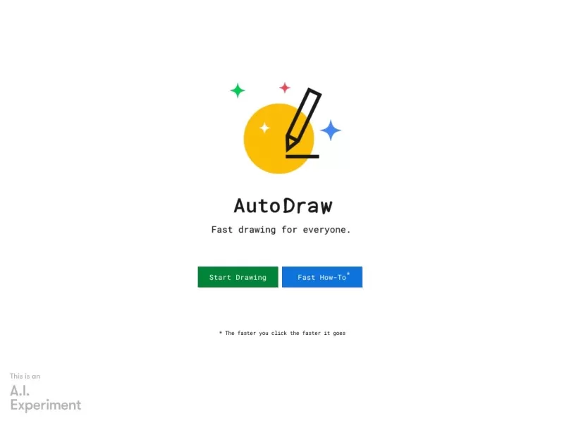 AutoDraw网站截图
