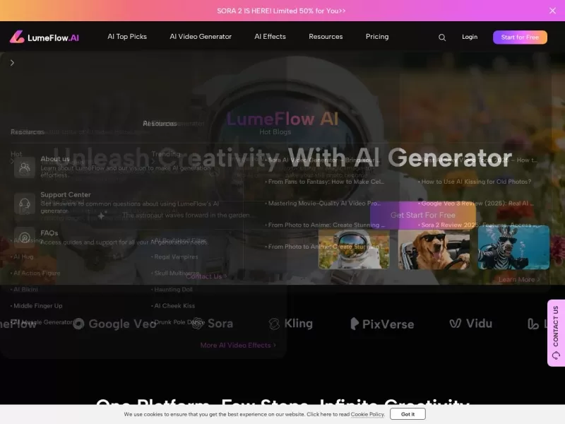 LumeFlow网站截图