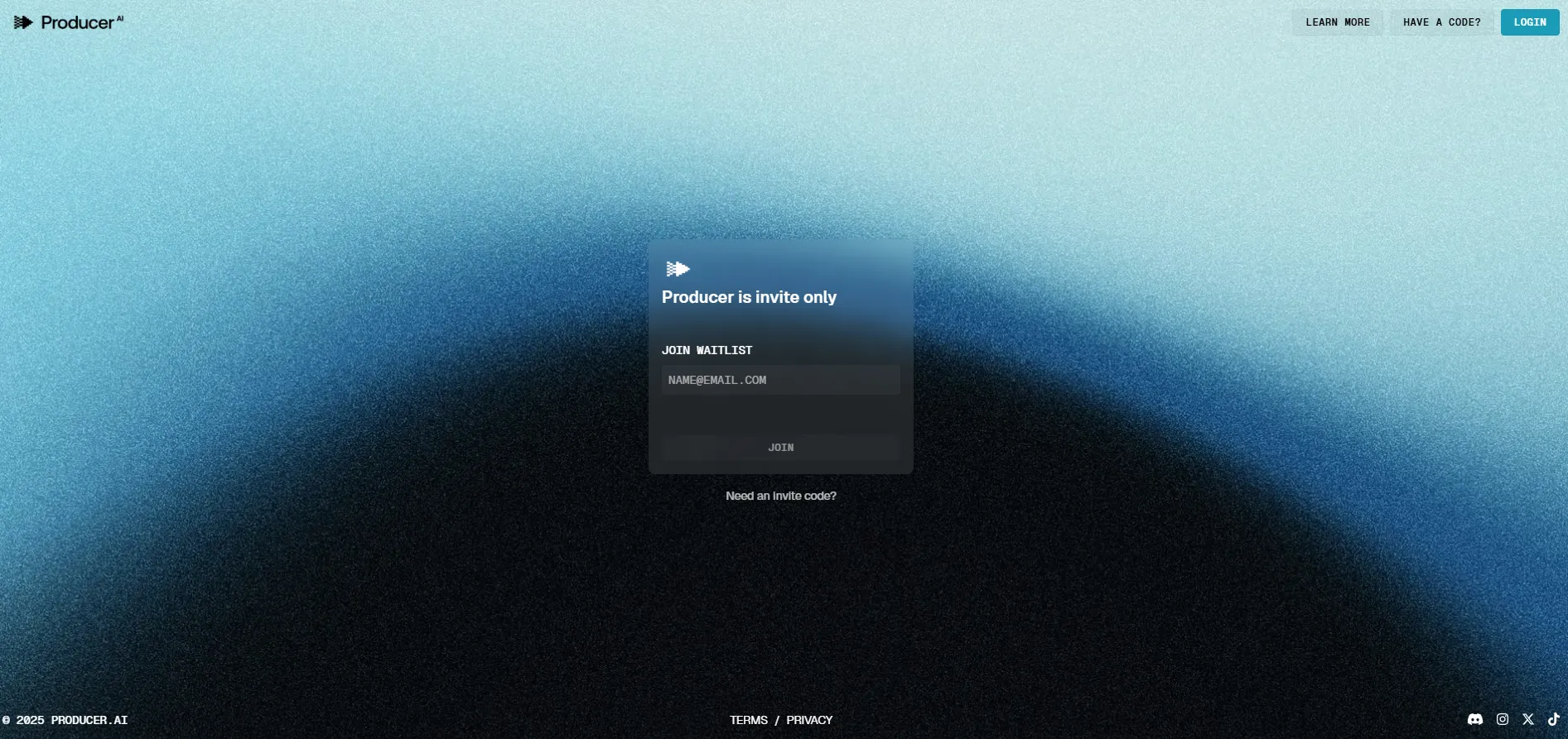 Producer网站截图