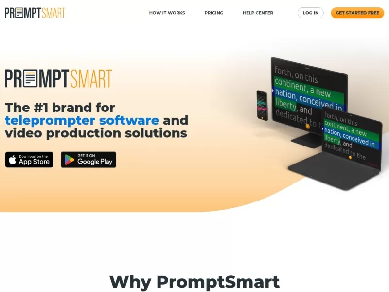 Promptsmart网站截图