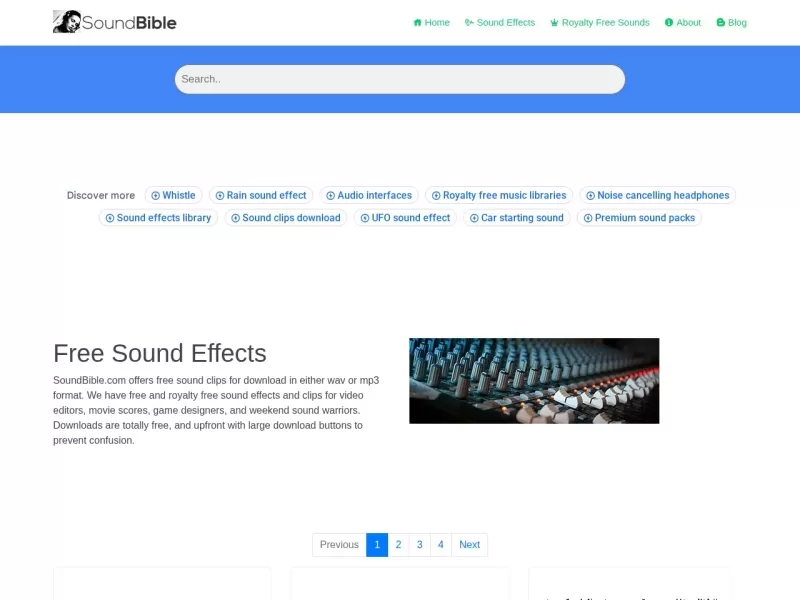 SoundBible网站截图