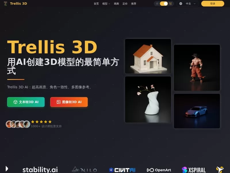 Trellis 3D AI