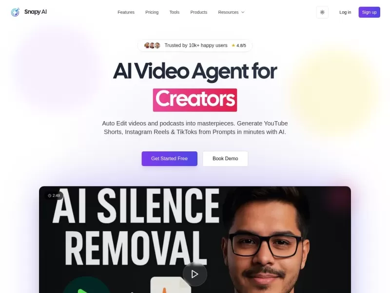 Snapy.ai网站截图