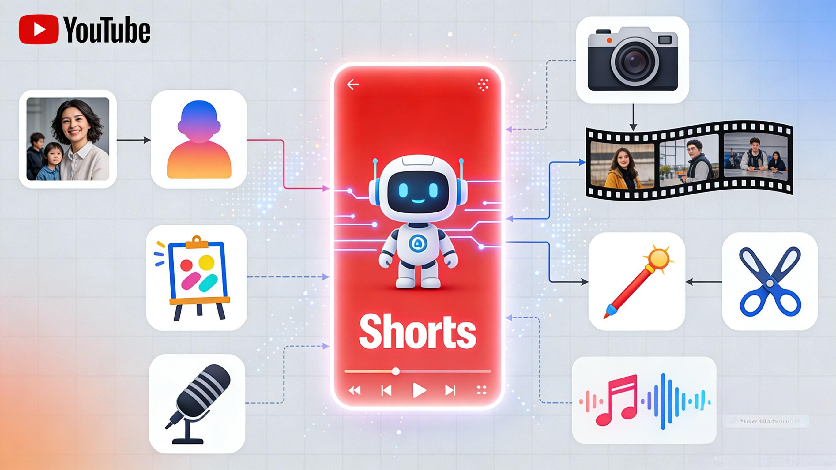YouTube加码AI创作工具，Shorts将迎多重革新
