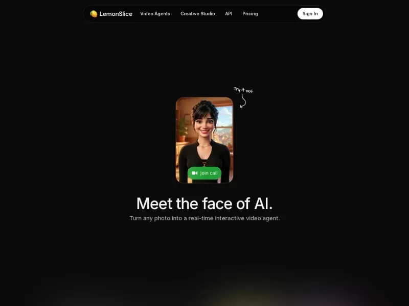 LemonSlice网站截图