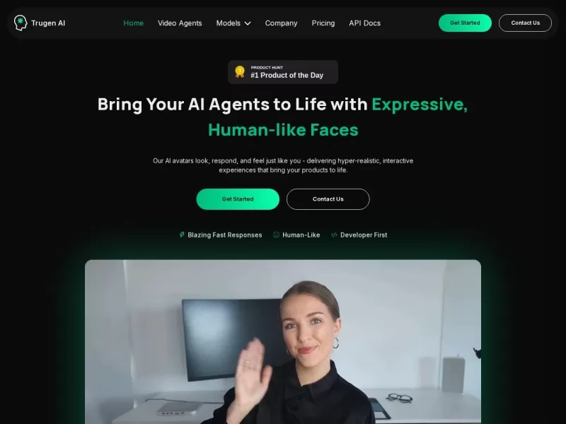 Trugen AI网站截图