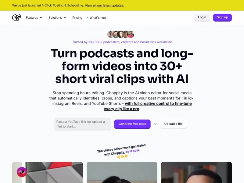 Choppity网站截图