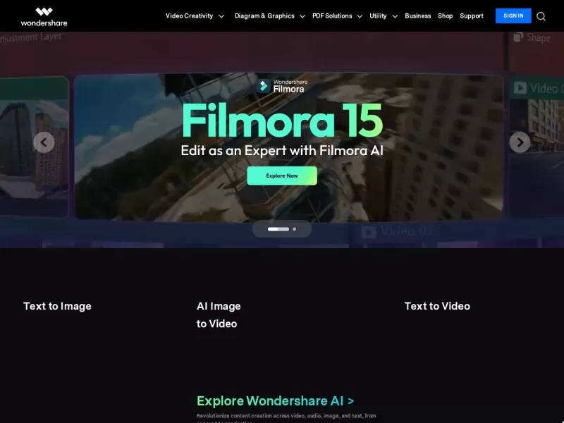 Wondershare网站截图