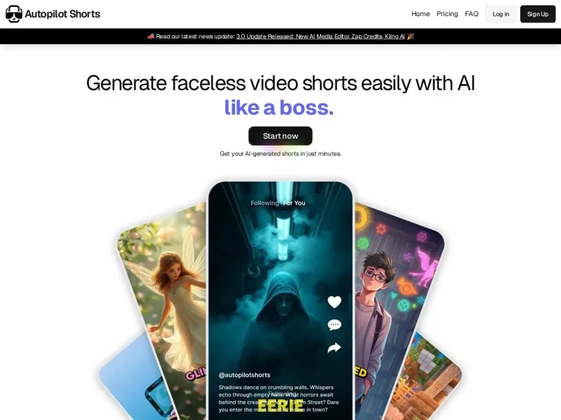 Autopilot Shorts网站截图