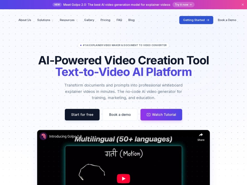 Golpo AI网站截图