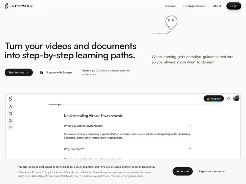 SceneSnap网站截图