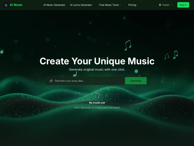 AI Song Creator网站截图