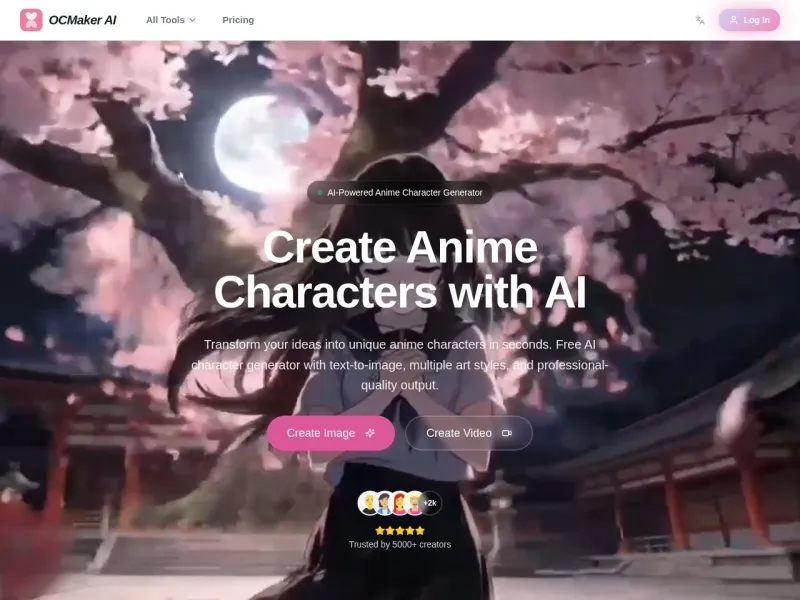 OC Maker AI网站截图