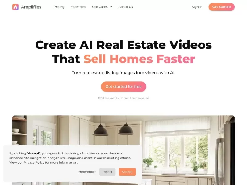 Amplifiles AI网站截图