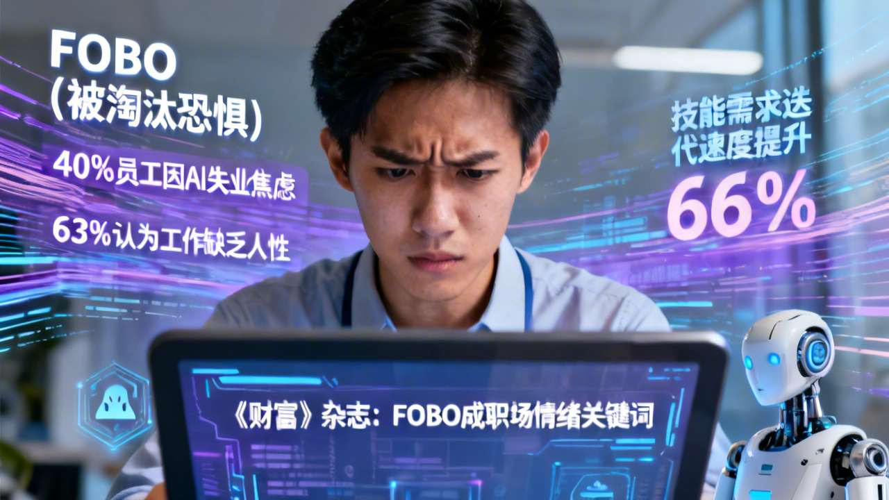 2026年美国职场浮现FOBO情绪 AI替代风险加剧从业者焦虑