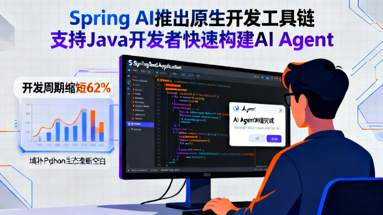 Spring AI推出原生开发工具链 支持Java开发者快速构建AI Agent