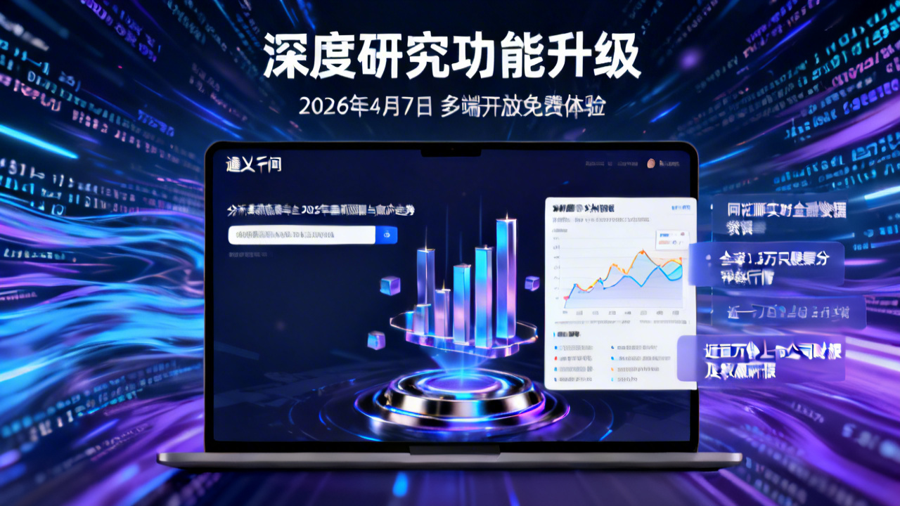通义千问升级深度研究功能 新增财经分析模块覆盖全球万只股票