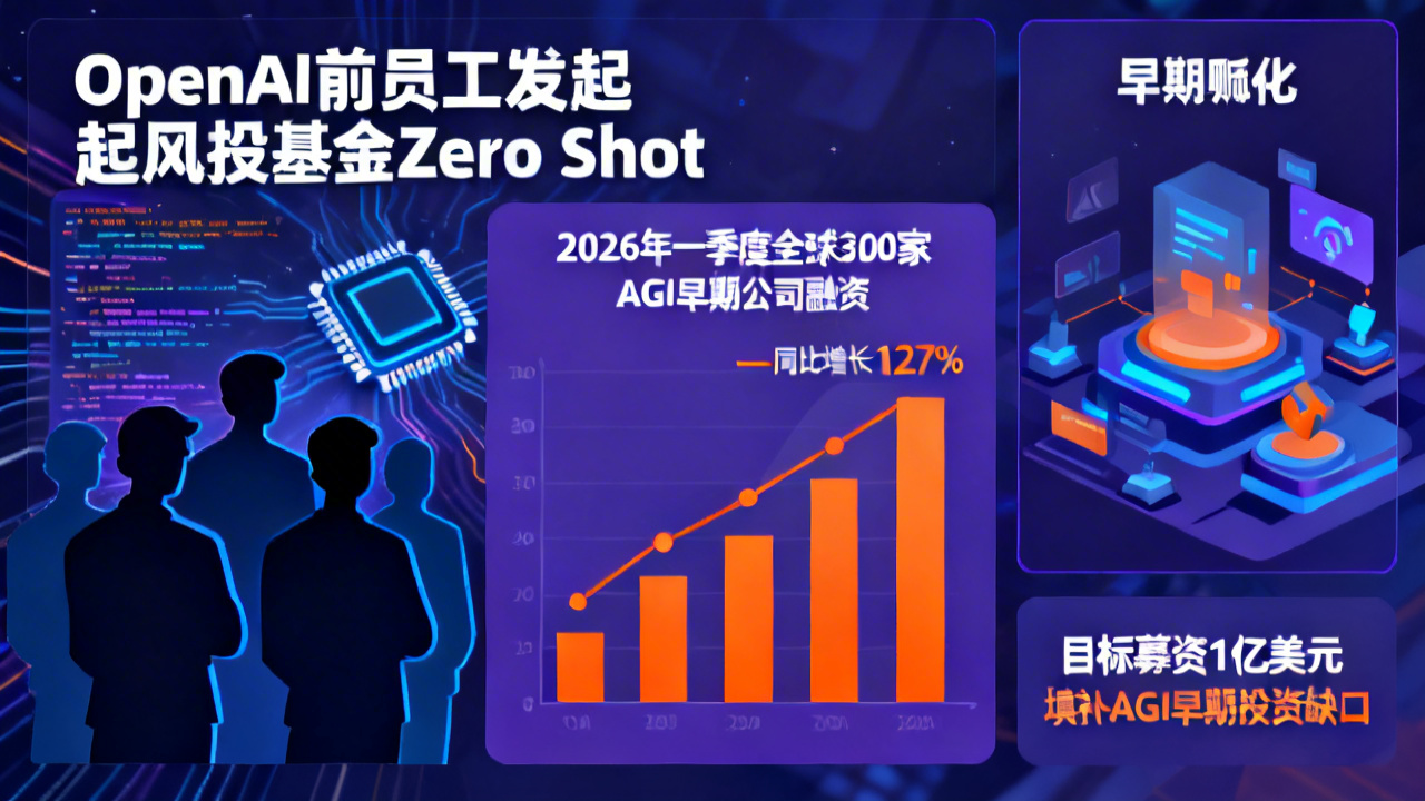 OpenAI前员工发起风投基金Zero Shot 目标募资1亿美元