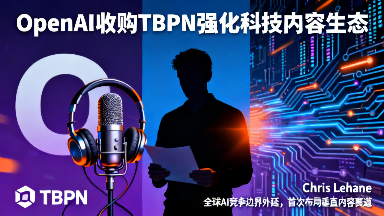 OpenAI收购硅谷热门科技播客TBPN 强化产业内容生态布局