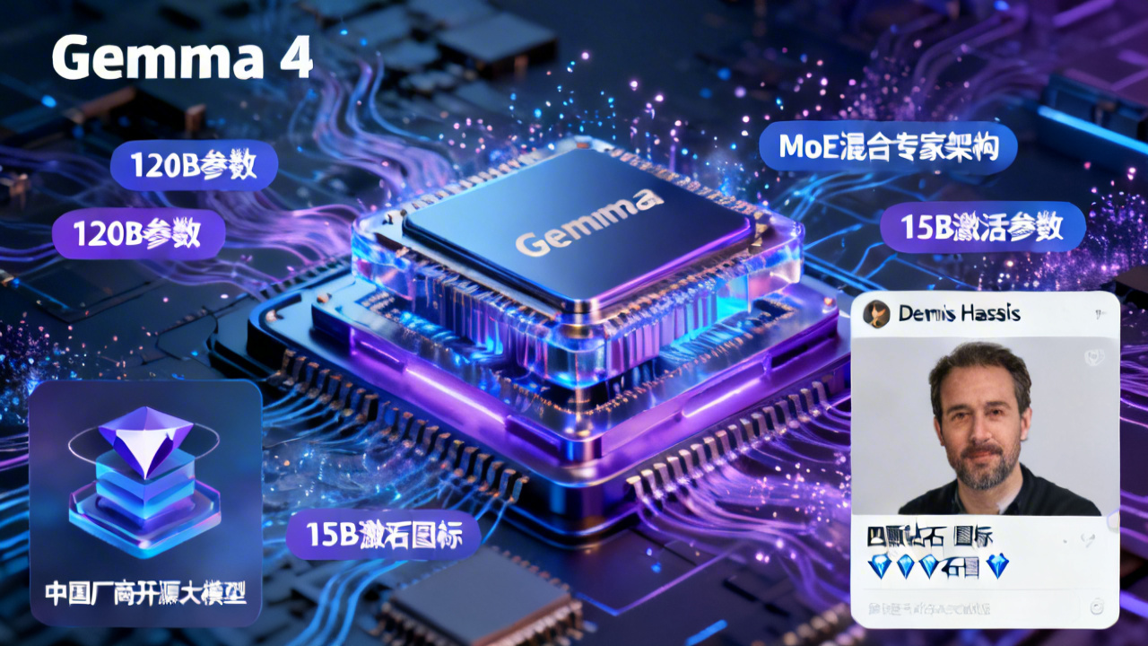 谷歌DeepMind将推Gemma 4大模型 120B参数剑指开源市场话语权