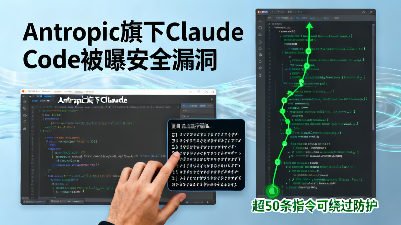 Anthropic旗下Claude Code被曝安全漏洞 超50条指令可绕过防护