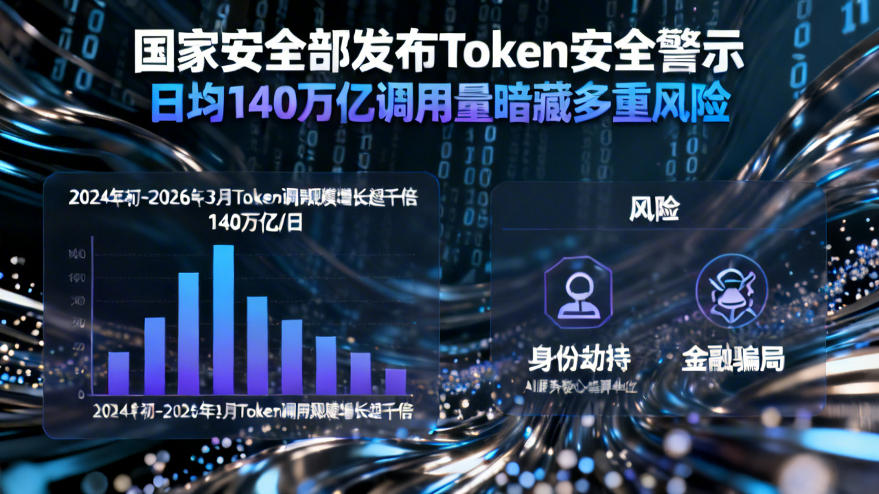 国家安全部发布Token安全警示 日均140万亿调用量暗藏多重风险