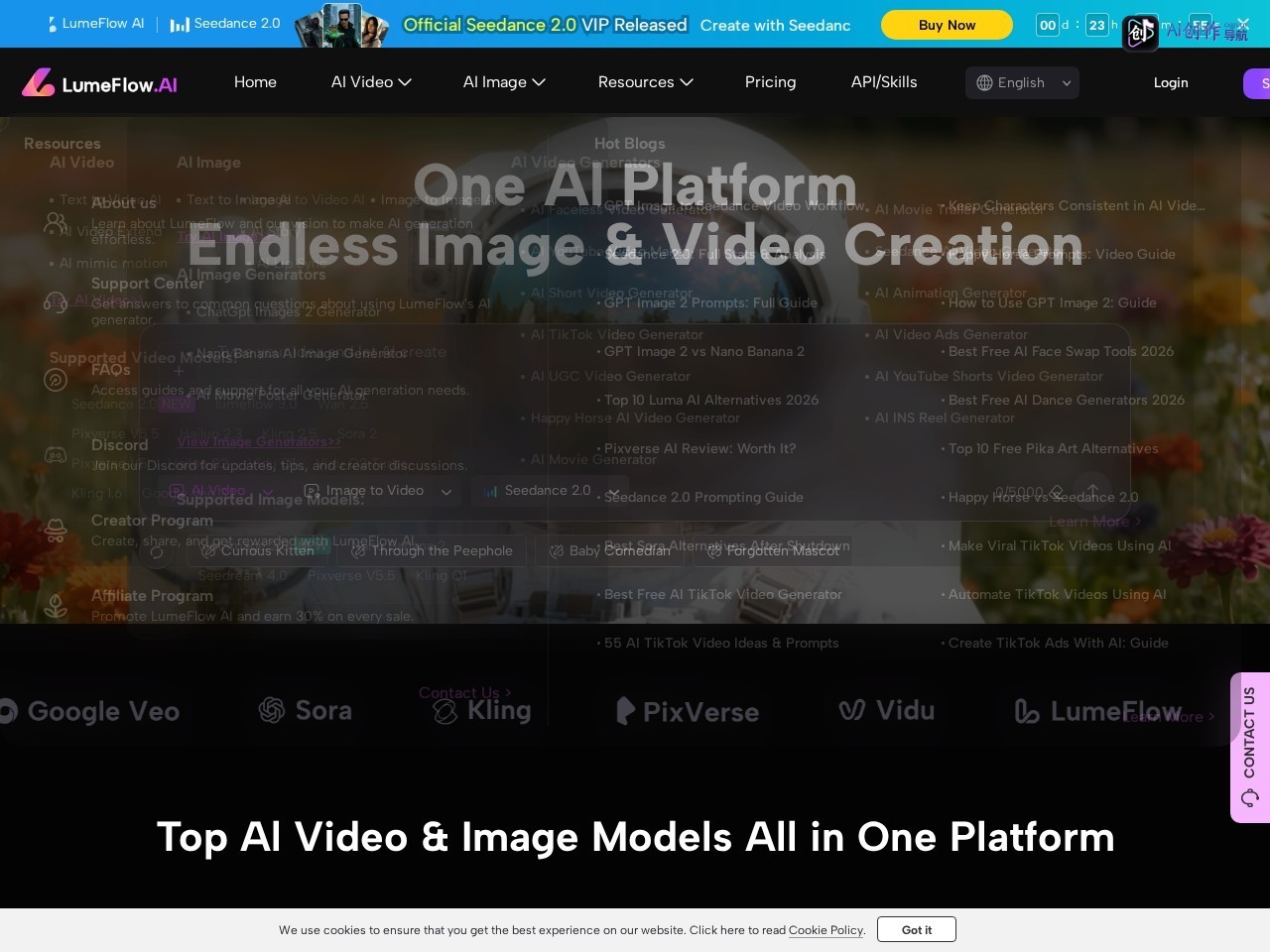 LumeFlow 网站截图