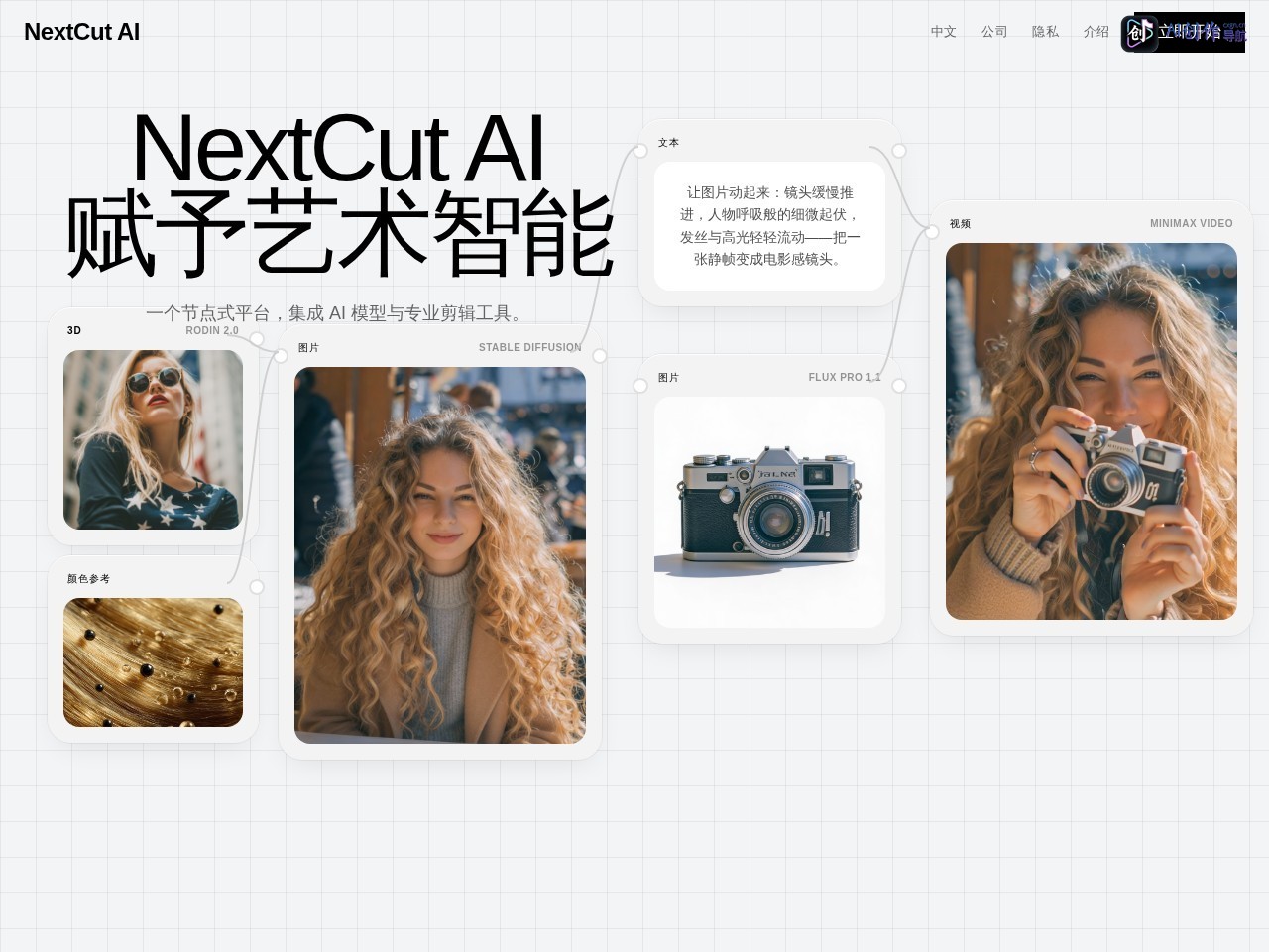 NextCut 网站截图