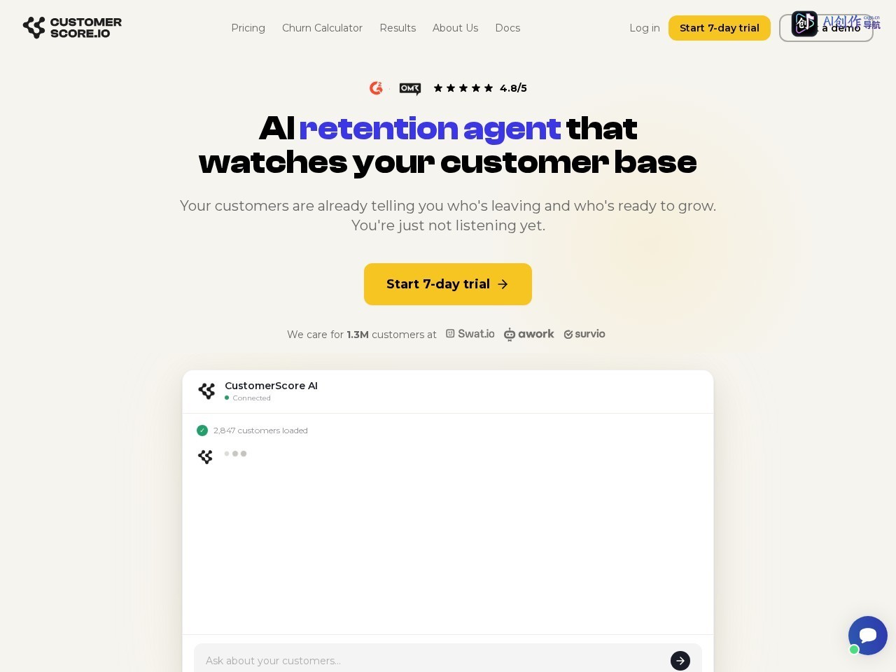 Customerscore 网站截图