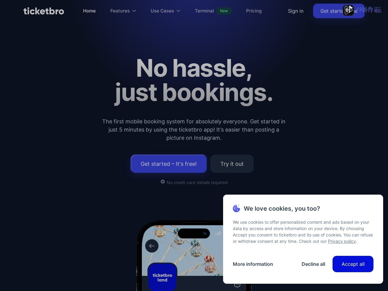 Ticketbro 网站截图