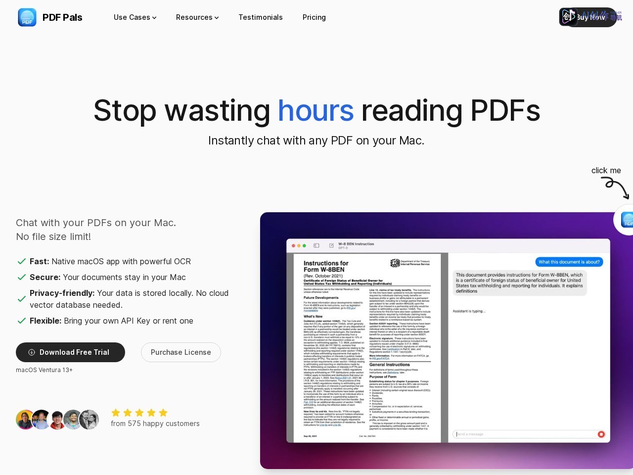 PDF Pals 网站截图