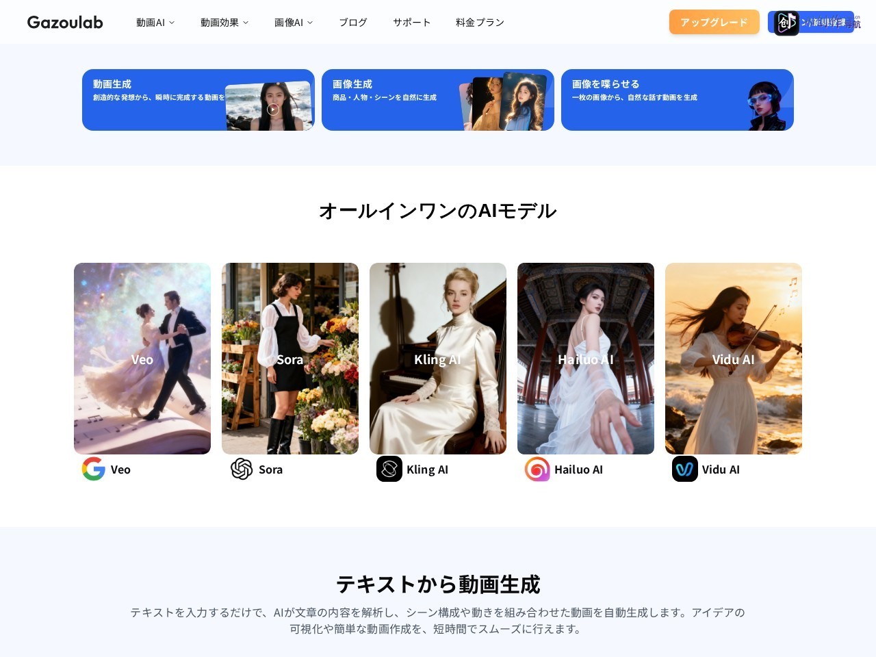 Gazoulab 网站截图