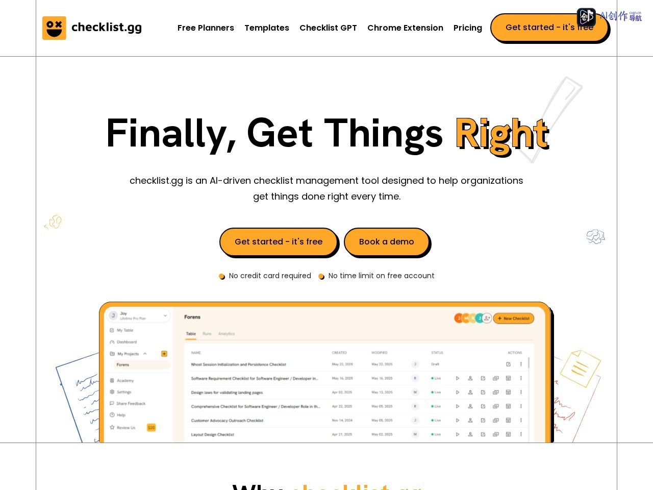 checklist.gg 网站截图