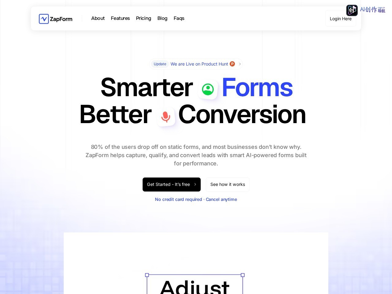 ZapForm 网站截图