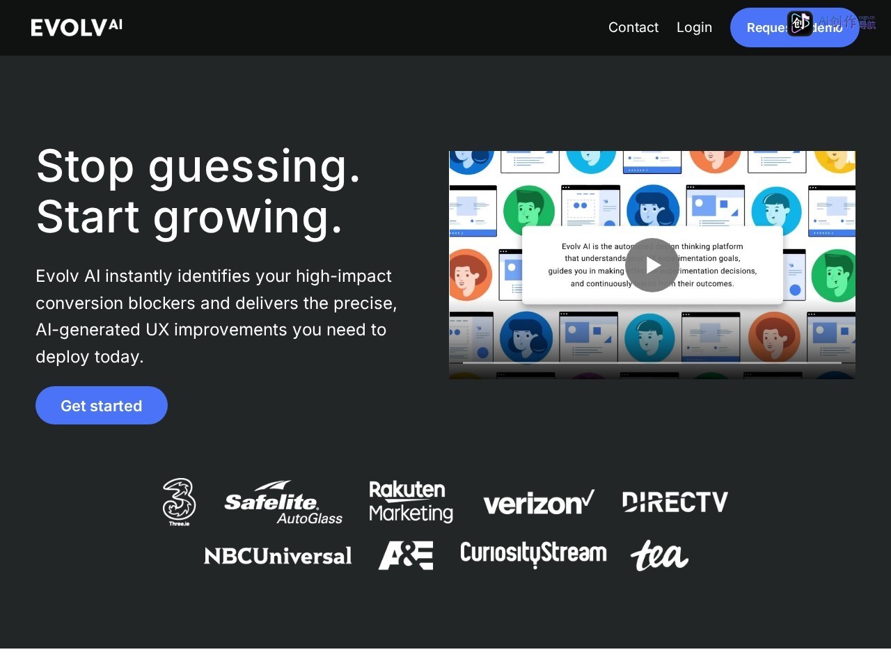 Evolv AI 网站截图