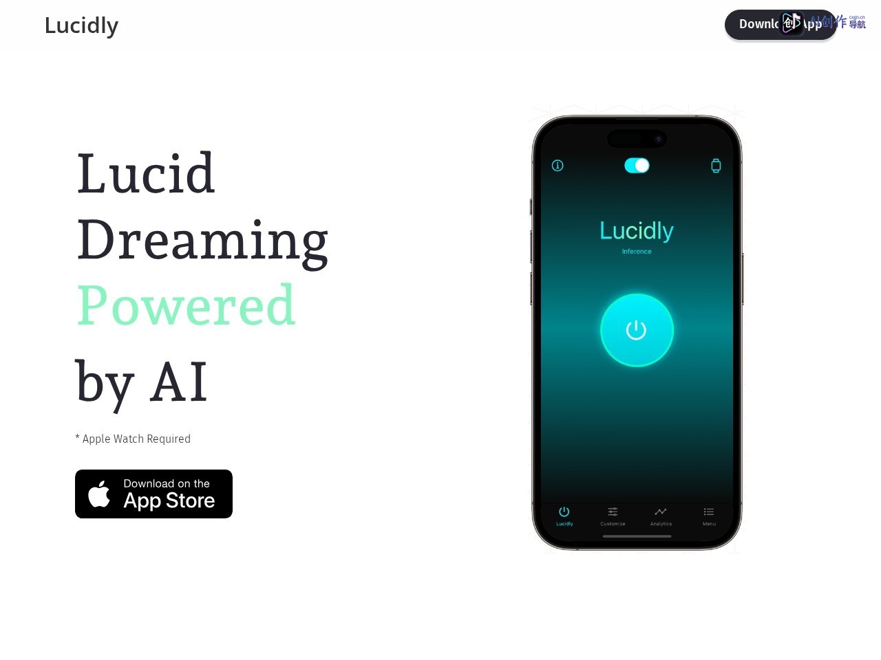 Lucidly 网站截图