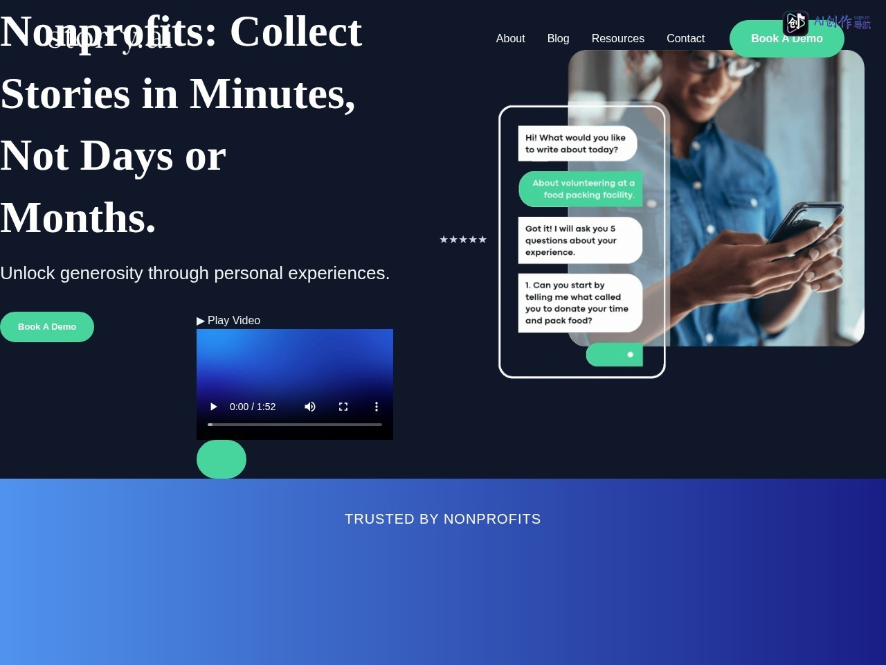 Storly.ai 网站截图