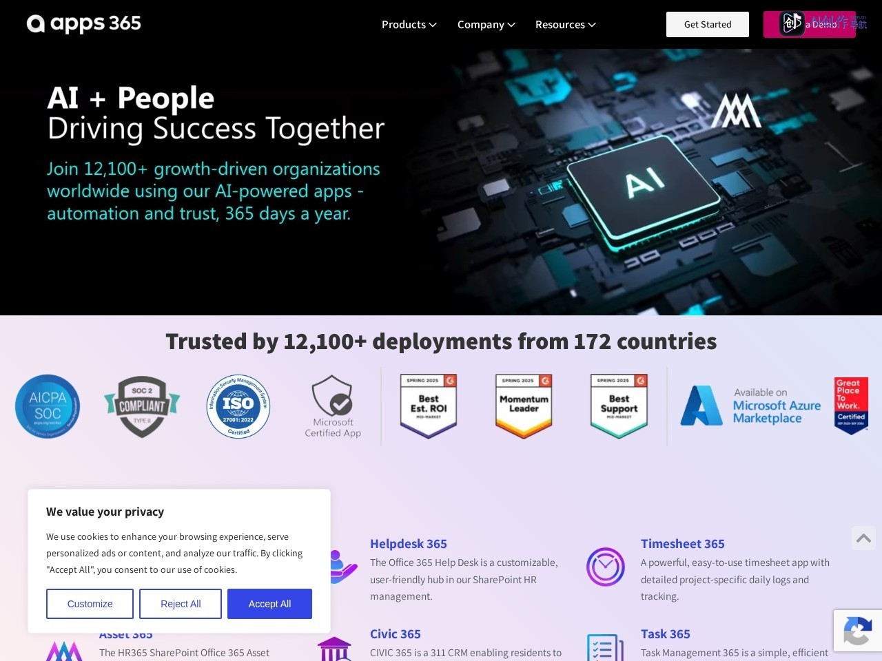 Apps365 网站截图