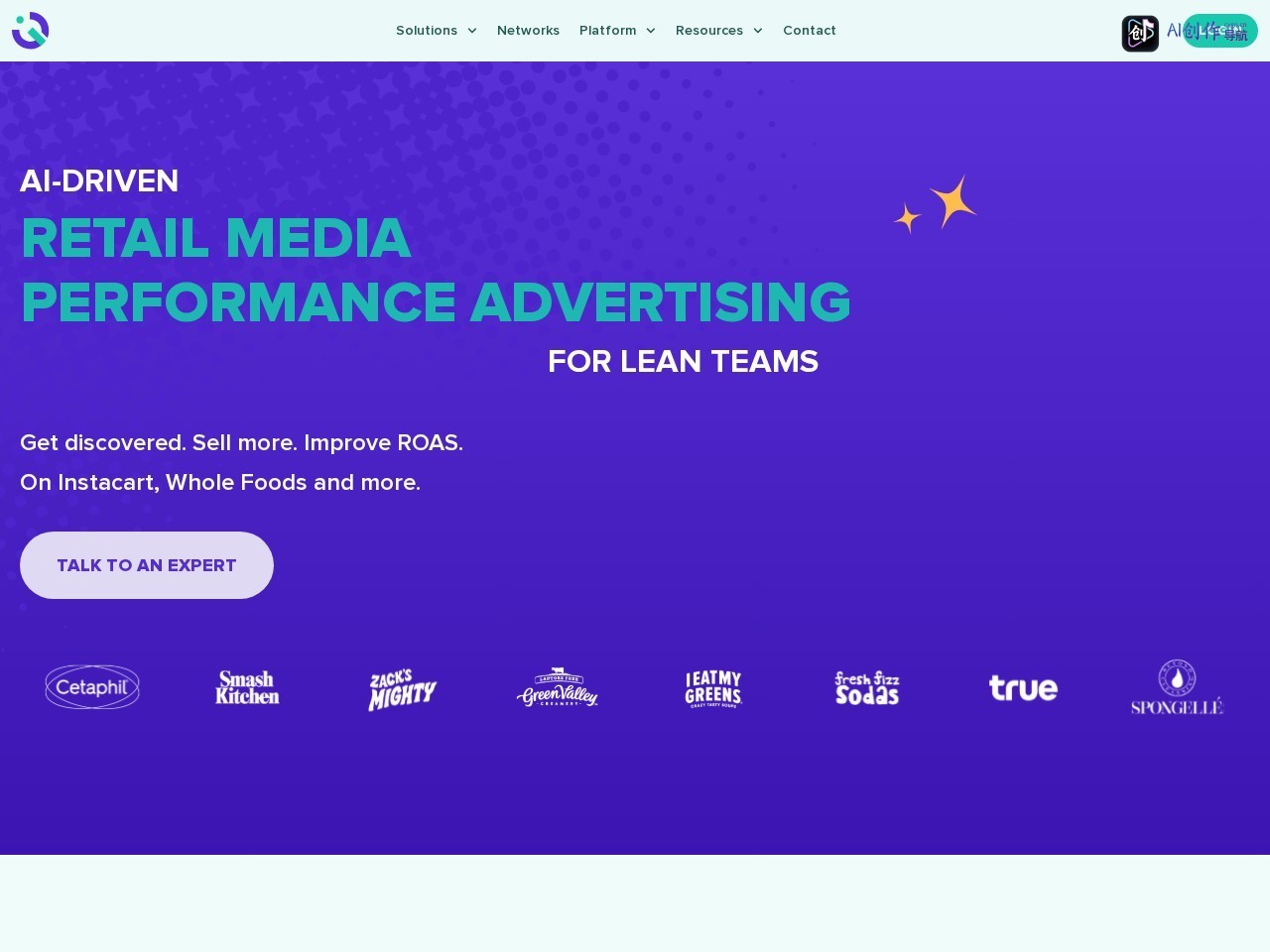 Retail Media IQ 网站截图